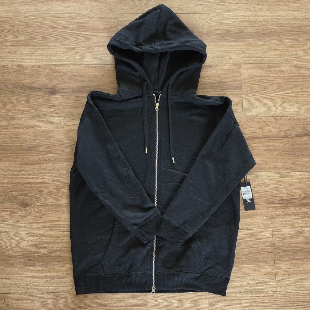 Black Tape_ Men's Black Full-Zip Hoodie Jacket, *NWT*, Size Medium